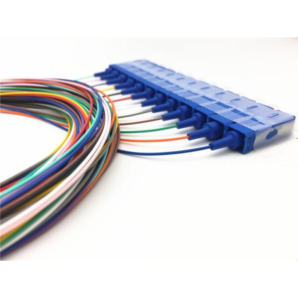 Color Coded SC/UPC Unjacketed 900um Fiber Optic Pigtail