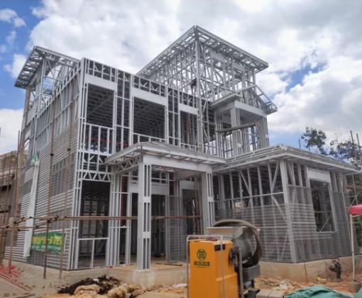 Container Load Customized Steel Structure Frame Prefab Building Q235 Q345