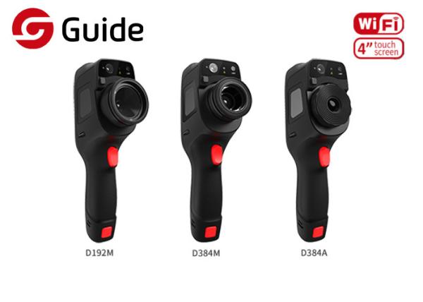 384*288 IR Resolution Thermal Imaging Camera Handheld Built - In Lighting