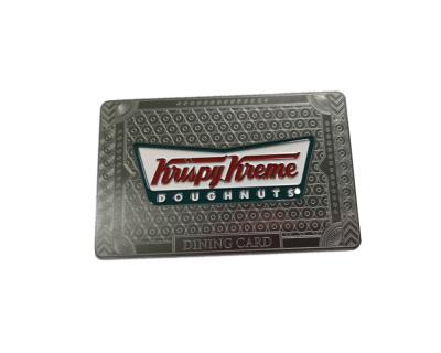 85x54mm Custom Enamel Metal Membership Card Colored Glossy
