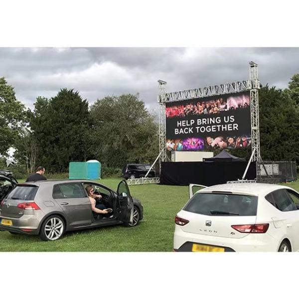 Aluguel de tela de palco LED Aluguel de tela de fundo LED Full Color P3.91mm LED Display Publicitário à prova d'água Aluguel ao ar livre
