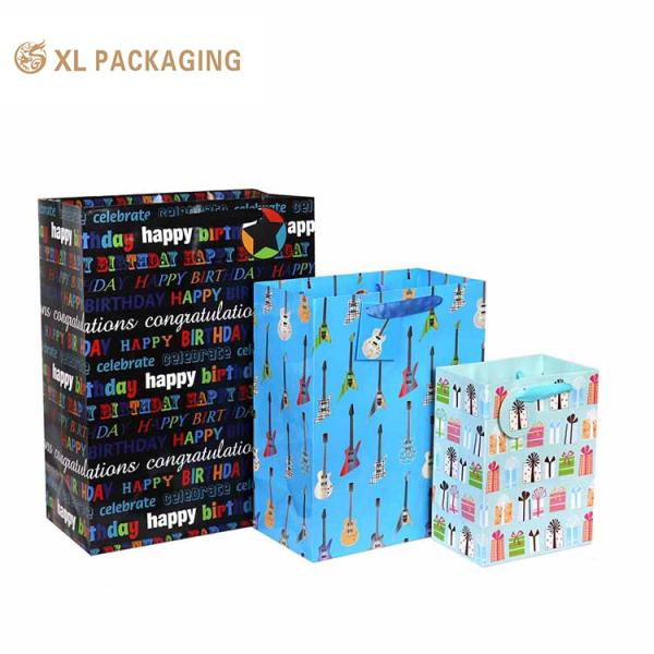 XL Packaging Eco-Friendly Custom Logo Take-away Kraft Paper Bag for Clothing and Shoes Biodegradable