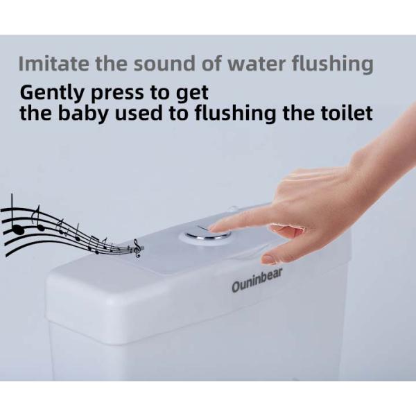 EN71 Certified Plastic Kids Toilet in White Pink Blue Ergonomic Design