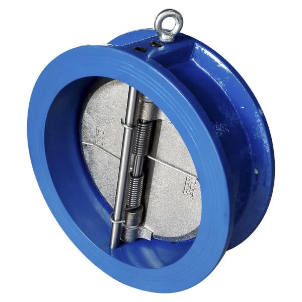 Double Disc Ductile Iron Check Valve Dual Plate JIS 10K Easy To Install