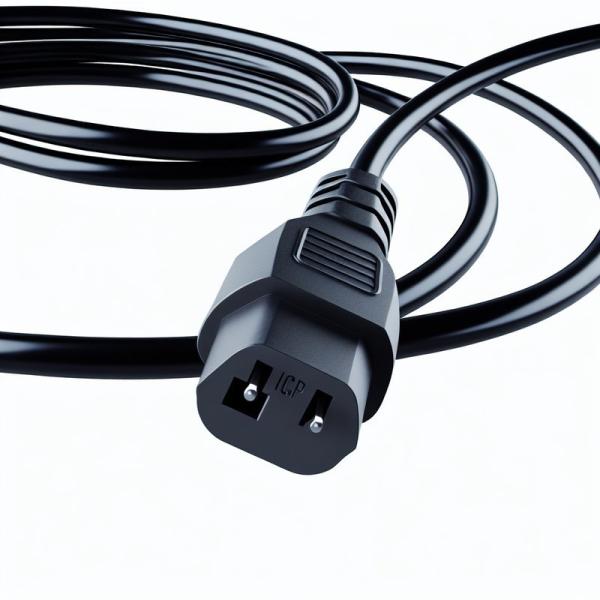 2M Iec320 Black Exposed Wire Power Cord Ac C7 To Figure 8 C8 Extension Cable