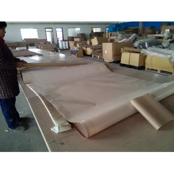 Heat Insulation PTFE Coated Fiberglass Fabric Anti - Corrosion 0.13mm Thickness