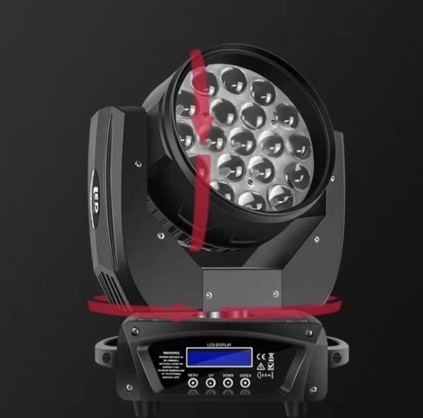 230W 7R Beam Moving Head Light Wash 19x15 RGBW Plastic Aluminum Alloy LED Light Source