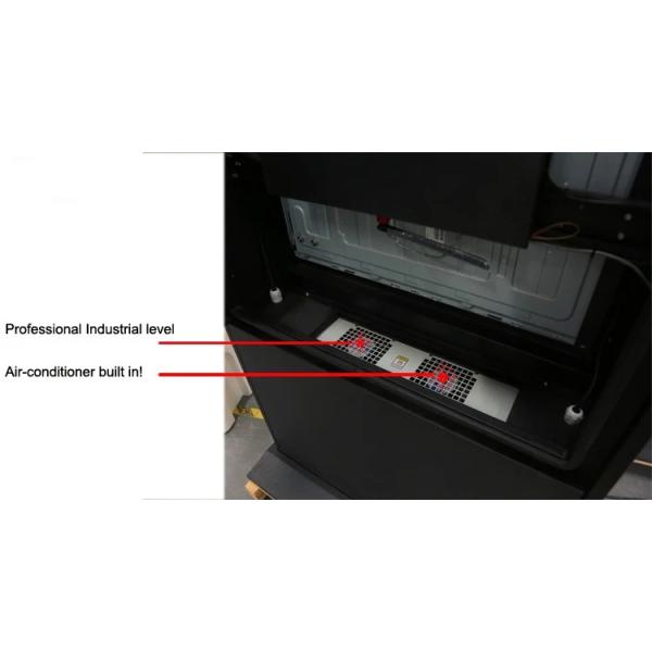 65 Inch Digital Kiosks Touch Screen , Floor Standing LCD Advertising Display With Air Conditioner