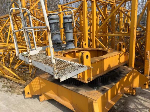 Apply Zoomlion 6012 Used Tower Crane With 2.8m Block Mast Section And 6T Max Load