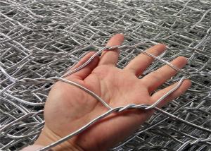 Zinc Coated Gabion Wire Netting 1 - 30 Meter Length Easy Installation