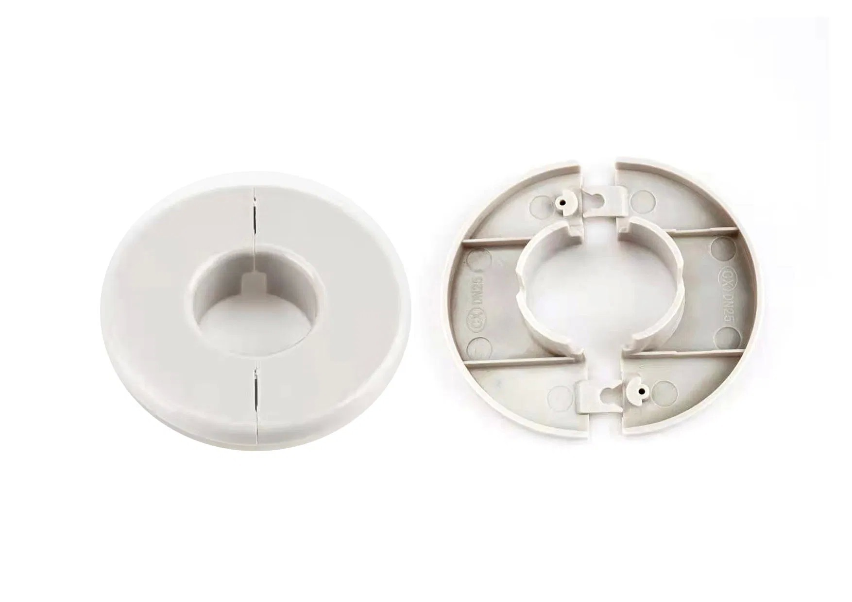 Split Plastic Pipe Escutcheon Sleeve Decorative Cover for Wall Through Pipe