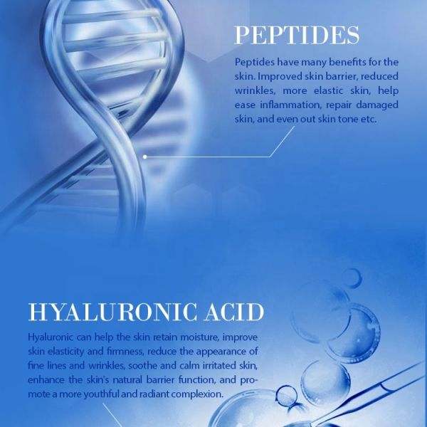 OEM Factory Microneedling Care HA Blue Copper Peptide Skin Care Mask Hyaluronic Acid Facial Mask for Face Nose Repair Free
