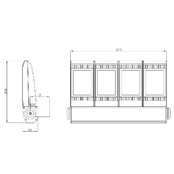 110LM/залив СИД ватта 300W высокий освещают для спортзала/высоко выводить наружу напольных прожекторов водить