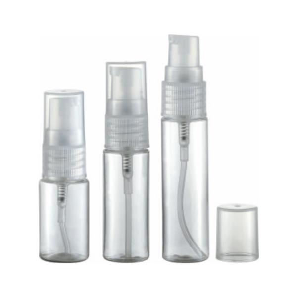 Garrafas de plástico PET transparentes com tampa de volta à prova de crianças 25 ml/30 ml/50 ml