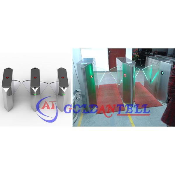 Acrylic Glass Dual Core 0.2 Second SS316 Flap Barrier Gate