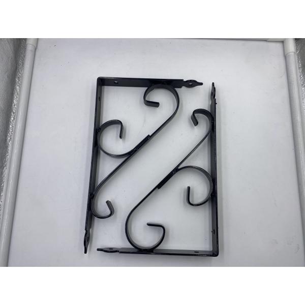 Outdoor and Indoor Metal Wall Mount Hanging Plant Bracket for Decorative Arrangements