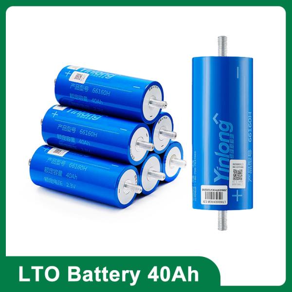 6 Mins Fast Charging 40AH Lithium Titanate LTO Battery with 25000 Times Cycle Life Yinlong LTO Cells