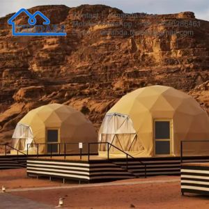 Торговая палатка Иглу Геодезический купол Стальная конструкция Кампинг-палатка Гостиница Глампинг Круглый купол