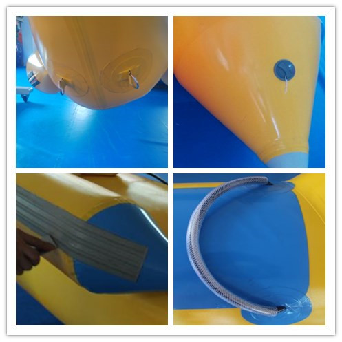 Summer Watertoys 6 Seaters Inflatable Flying Fish Towable Red Orange Yellow