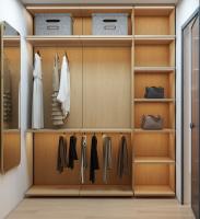 Sistemas de armários personalizados Roupas modernas Armários de armazenamento Conjunto de móveis de quarto Organizador de armário de madeira