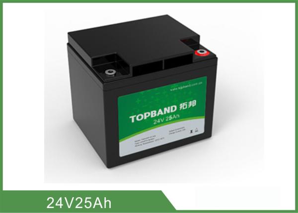 24V 25Ah Medical Device Battery , Medical Cart Battery Deep Cycle