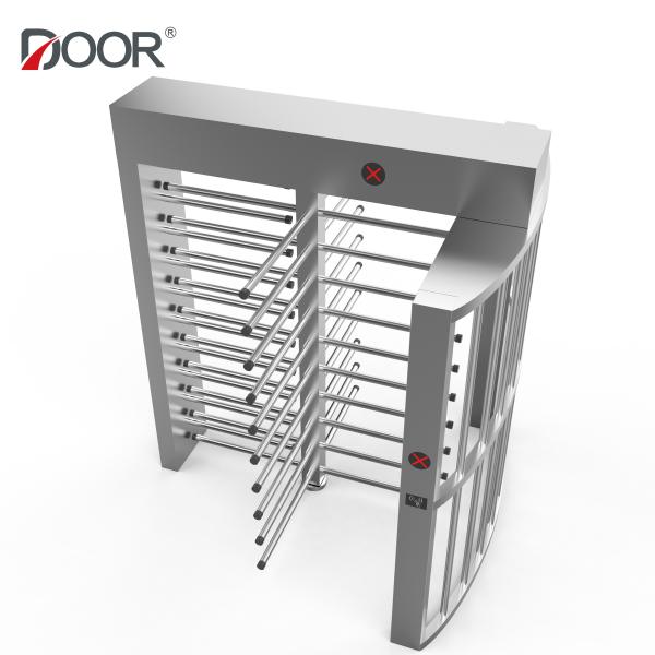Pedestrian Control System Single Door Security Full Height Turnstile Gate