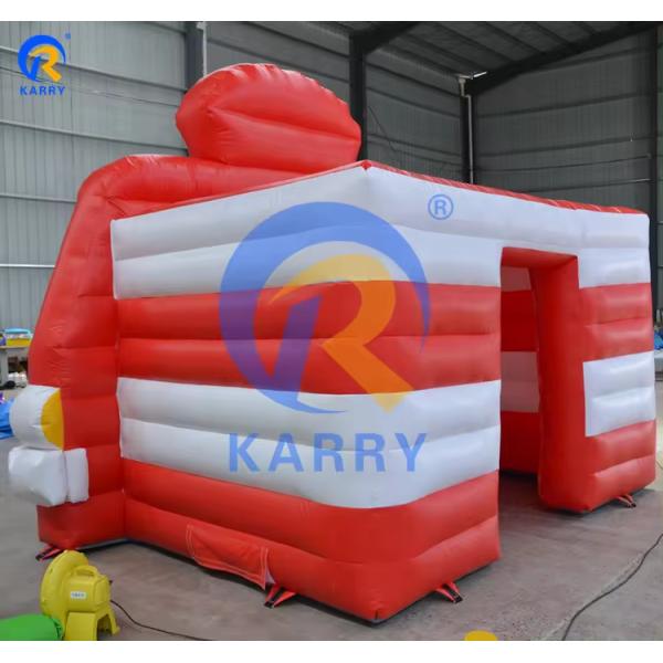 Indoor/Outdoor Kid and Adult Picnic Party Inflatable Bounce House with Repair Kits Red