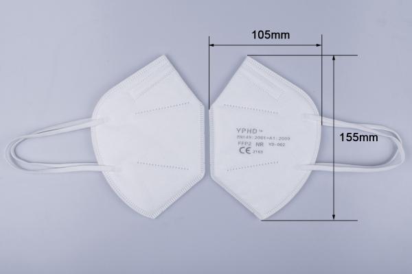 Tela fundida segura da máscara protetora 3ply de FFP2 KN95 não - derretimento da tela tecida +2ply -