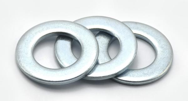 Carbon Steel Plain / Dacromet / Galvanized Flat Washer DIN 125 Grade A