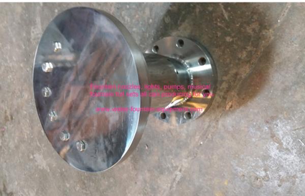 DN100 Water Fountain Nozzles Water Screen Movie Jets Flange Connection Fully SS304