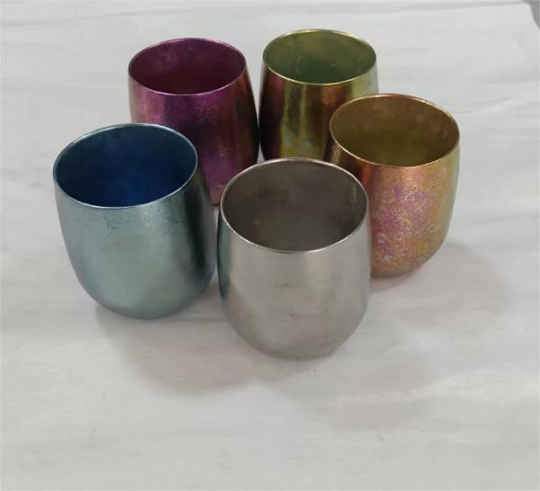 Portable Pure Titanium Ice Water Mug Double Insulated Beer Cup