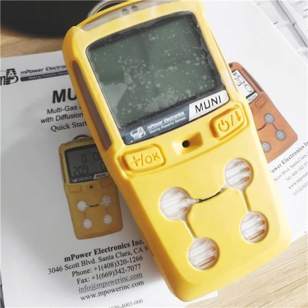 Robust Zetron Portable Multi Gas Detector MUNI MP420 For CO / H2S / O2 / LEL