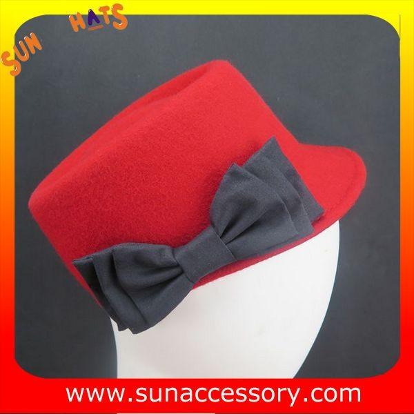 2267 Sun Accessory customized fashion winter wool felt cadet newsboy hats  ,women hats and caps wholesaling