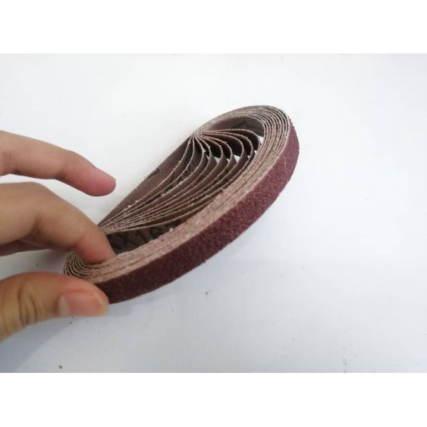 Drum Sander Red Ceramic Sanding Belts For Metal 533 X 76mm OEM