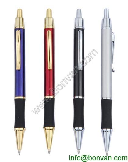 Simple Popular Design Metal Gold Parts Ballpoint Pen, gift click metal pen