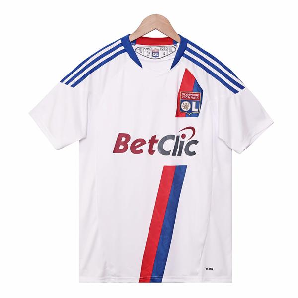 Lyon 2010-2011 Home Retro Football Jersey Classic Replica Support Customization