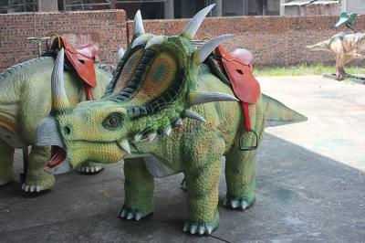 Passeios de passeio do dinossauro do Kiddie, carro Animatronic realístico do brinquedo do dinossauro