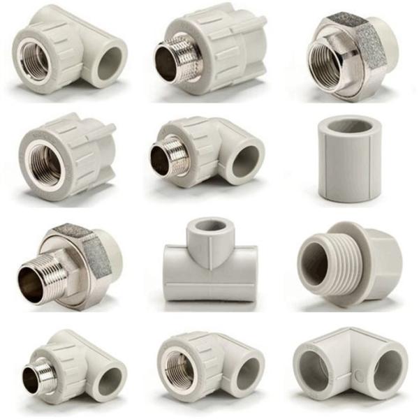 4 - 8 Cavities Hydraulic Molding Machine , PP Water Pipe Connector Molding Machine