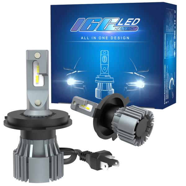 H4 H7 D2H Ip68 Waterproof Car Led Headlight Bulbs 75W 15000Lm 6000K Super Bright