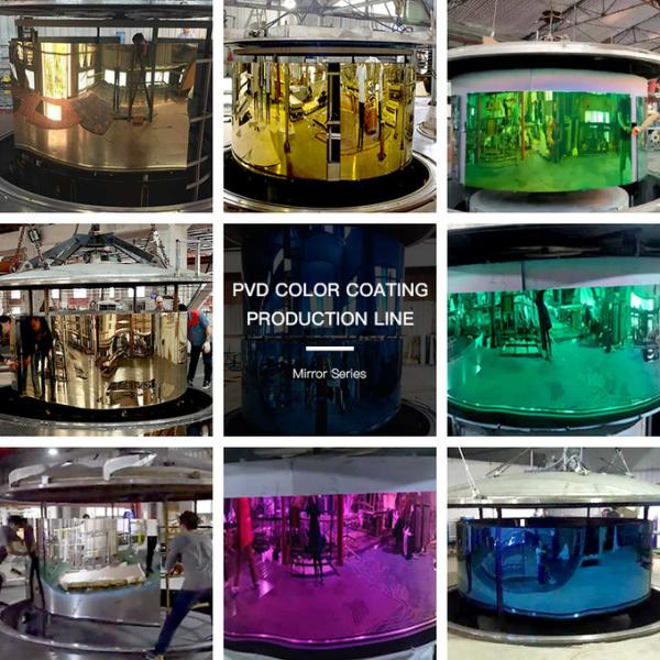 Декоративные строительные материалы AISI 304 Двухцветный зеленый зеркальный листок из нержавеющей стали