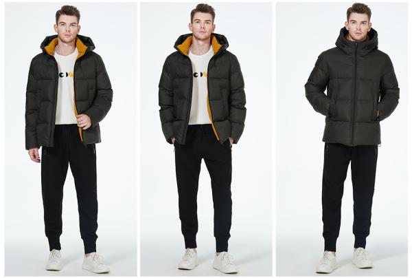 Casual Style Simple Man Winter Coat Mens Winter Jackets With Stand Collar Collection
