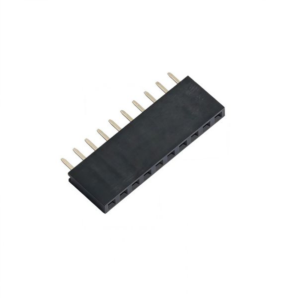 2.54mm Pitch Single Row Y-Type Female Header, Insulation Height 8.5mm