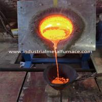 Four à induction industriel de fréquence moyenne du graphite 25KG pour la fonte d'acier de fonte