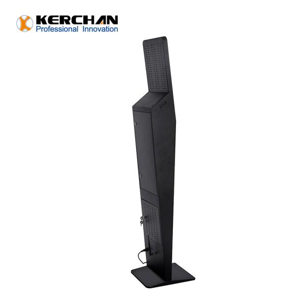 Floor Standing 16.7M 3.5L Sanitizer Dispenser Advertising Screen