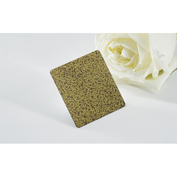 Подгонянный финиш спекла листа нержавеющей стали античный латунный для плиты стены украшения искусства