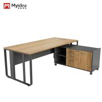Prise en charge de la personnalisation du personnel de haute stabilité Bureau de bureau moderne exécutif avec correspondance de couleur harmonieuse