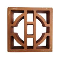 Jardim Clay Bricks Outdoor Wall Blocks vermelho da cavidade da terracota da beleza