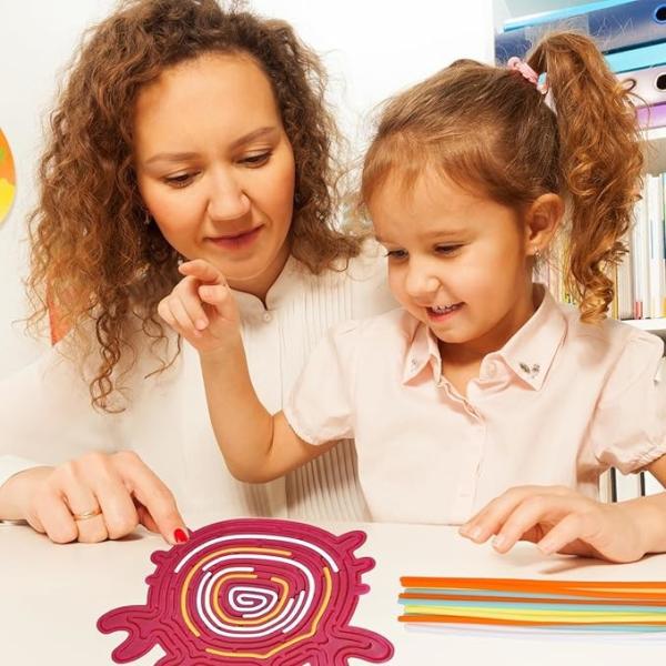 6 цветов Силиконовый фиджет для успокаивающего фокуса и снятия стресса Сенсорная деятельность