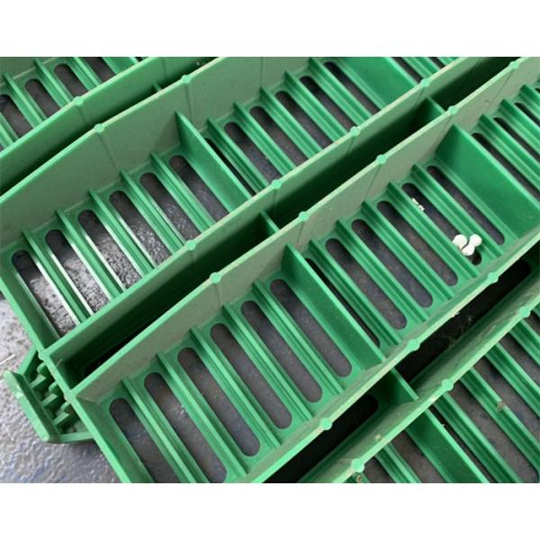 Plastique fort de porcs d'équipement de ferme de porc parquetant beaucoup résistance à la corrosion de couleur