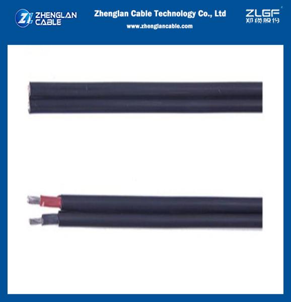 Extensão solar de cobre impermeável do gêmeo do cabo 1500V de IP68 picovolt com conector 200m/rolo